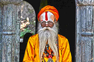 Sadhu Pashupatinath Kathmandu Nepal